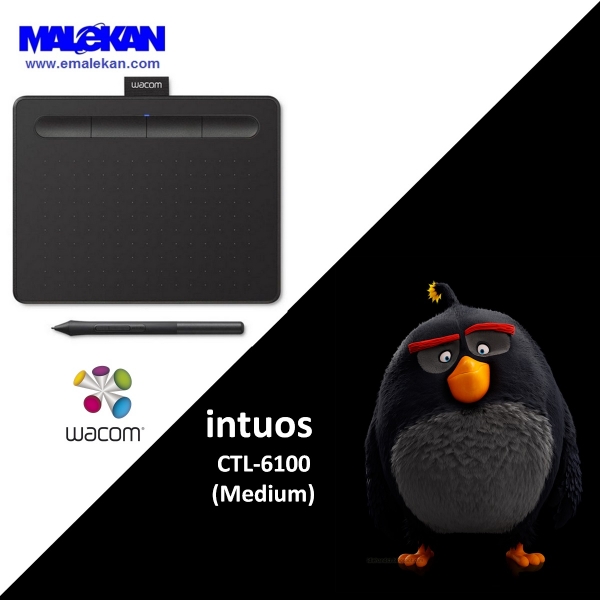 اینتوس مدیوم وکام(+یکسال گارانتی رسمی)-Wacom Intuos Medium CTL-6100 