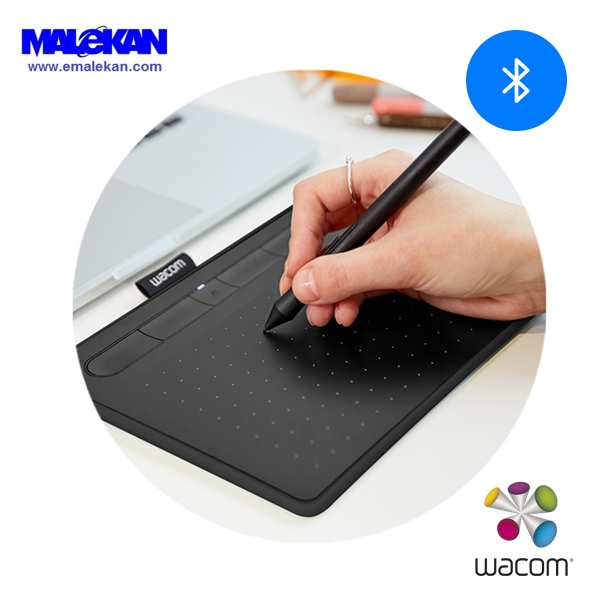 اینتوس وکام 4100اسمال+بلوتوث/مشکی(+یکسال گارانتی رسمی)-Wacom Intuos Small CTL-4100WL 