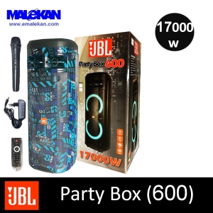 اسپیکر چمدانی جی بی ال 600 گرافیتی آبی JBL