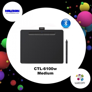 اینتوس مدیوم+بلوتوث رنگ مشکی-Wacom Intuos Medium CTL-6100WL 