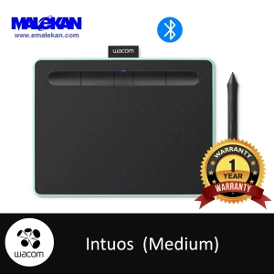 اینتوس مدیوم+بلوتوث رنگ سبز پسته ای-Wacom Intuos Medium CTL-6100WL 